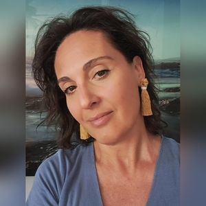 Tassel boho chic earrings, wedding earrings, macrame earrings, gift earrings